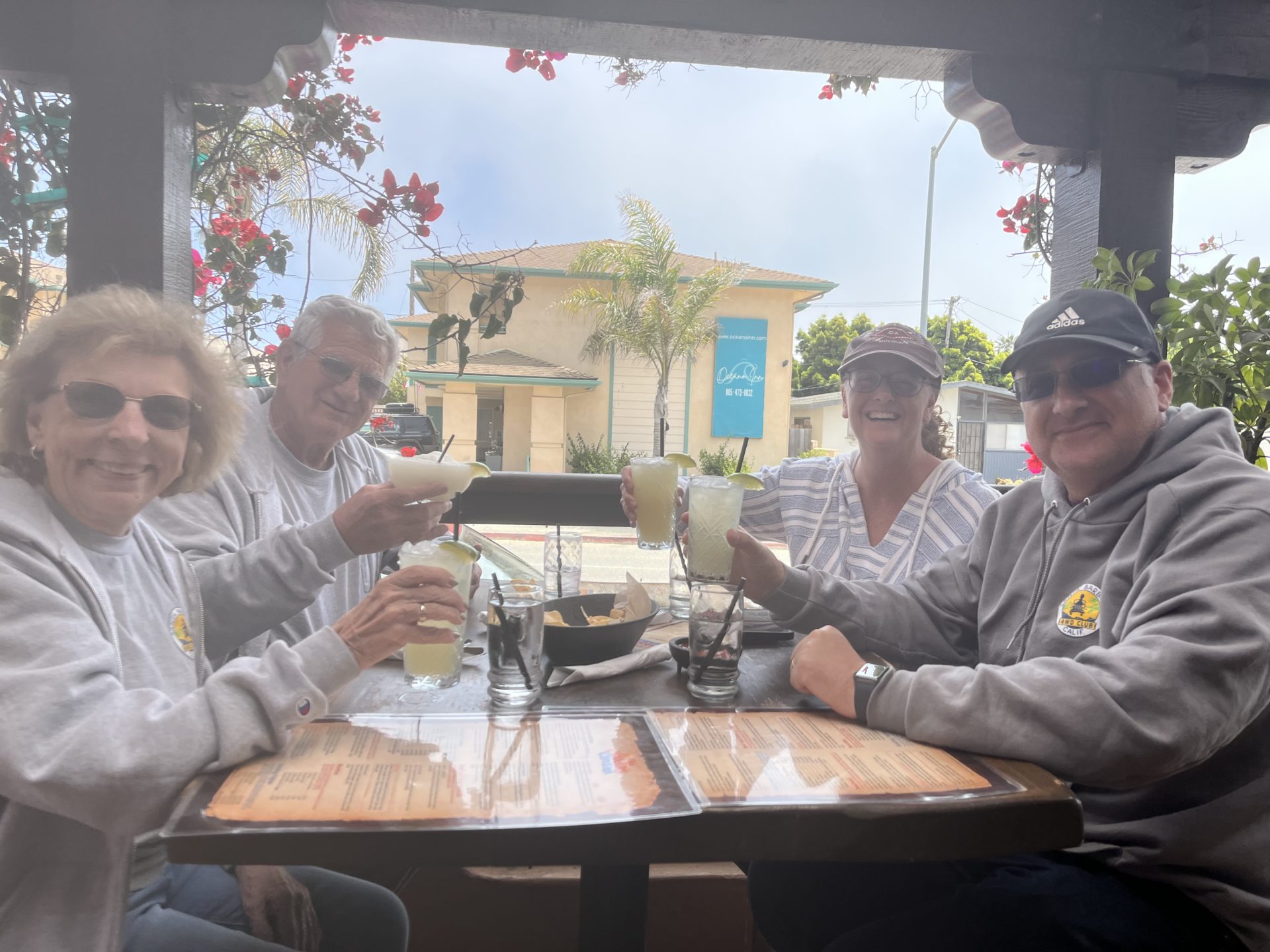 Celebrating a successful day at Pismo